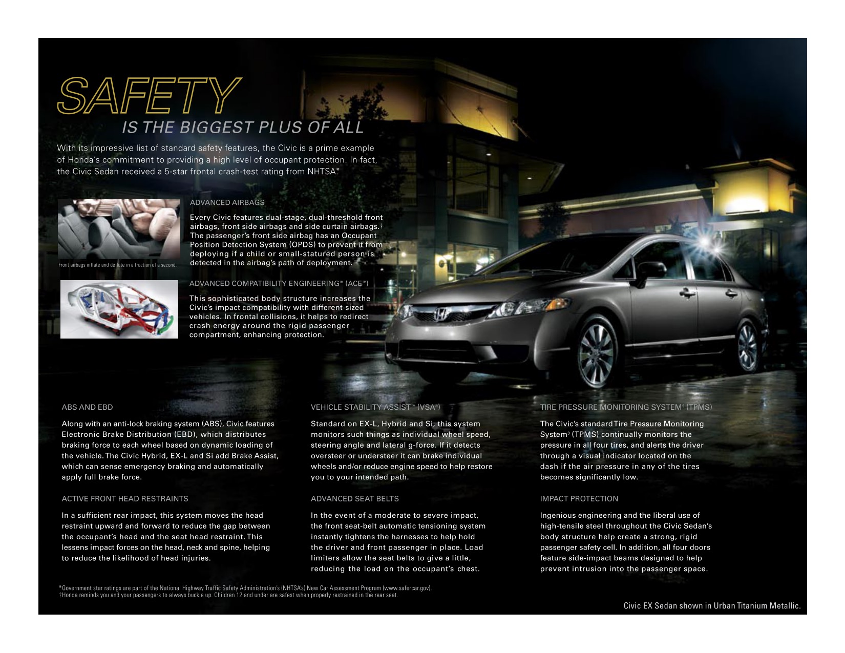 2009 Honda Civic Brochure Page 20